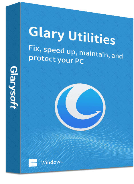 Glary Utilities Windows software box — free download